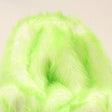 Lime Faux Fur Candy Shaggy Fabric Long Pile,