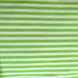 Cotton Lycra Knit Fabric Lime and White 1/4" Stripes