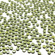 Small Bag Hot Fix Rhinestones - Lime Green, Mixed Sizes (1 Bag)