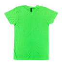 Lucky Friends 1001 100% Cotton Fabric - Lime Green, Round Neck, 4.2 Oz, Tubular, Unisex (1 Piece)