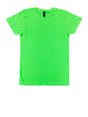 Lucky Friends 1001 100% Cotton Fabric - Lime Green, Round Neck, 4.2 Oz, Tubular, Unisex (1 Piece)