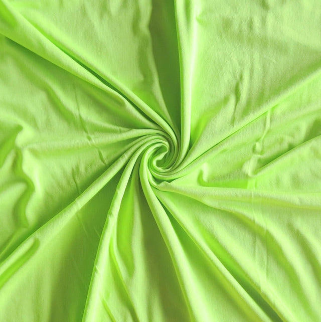 Bamboo Lycra Jersey Knit - Lime Green