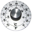 Lincoln OEM # 369522, 2" Silver and Black Oven Dial Plate with Black Knob (50-550F)