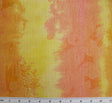Linea Fabric 100 Percent Polyester Fabric - Orange/Yellow, Linen-Like Print, 58/60" Width