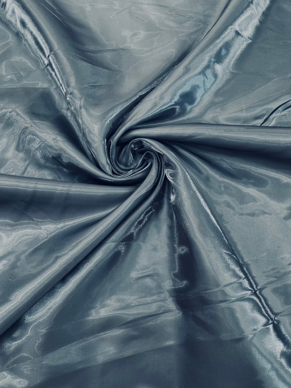Liquid Wet Bridal Satin Polyester Fabric - High Shine Finish, 58" Width (1 Yard)