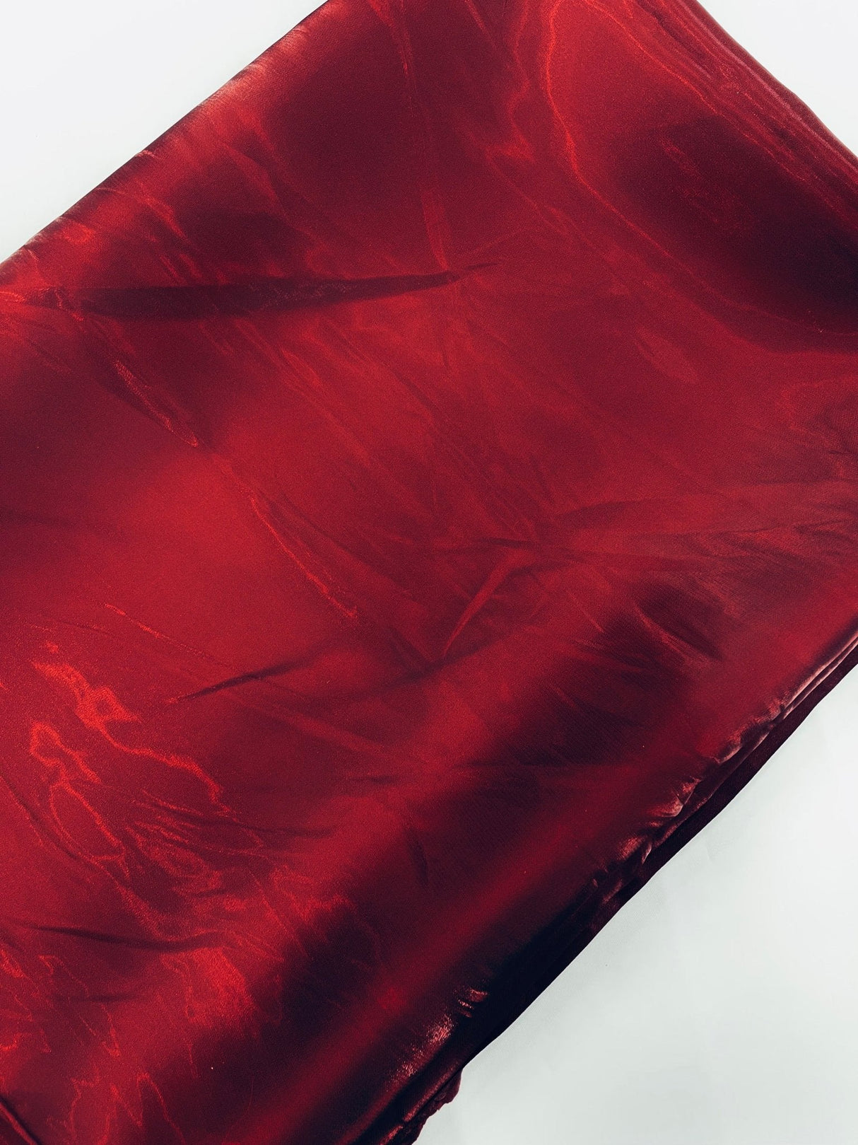 Liquid Wet Bridal Satin Polyester Fabric - High Shine Finish, 58" Width (1 Yard)
