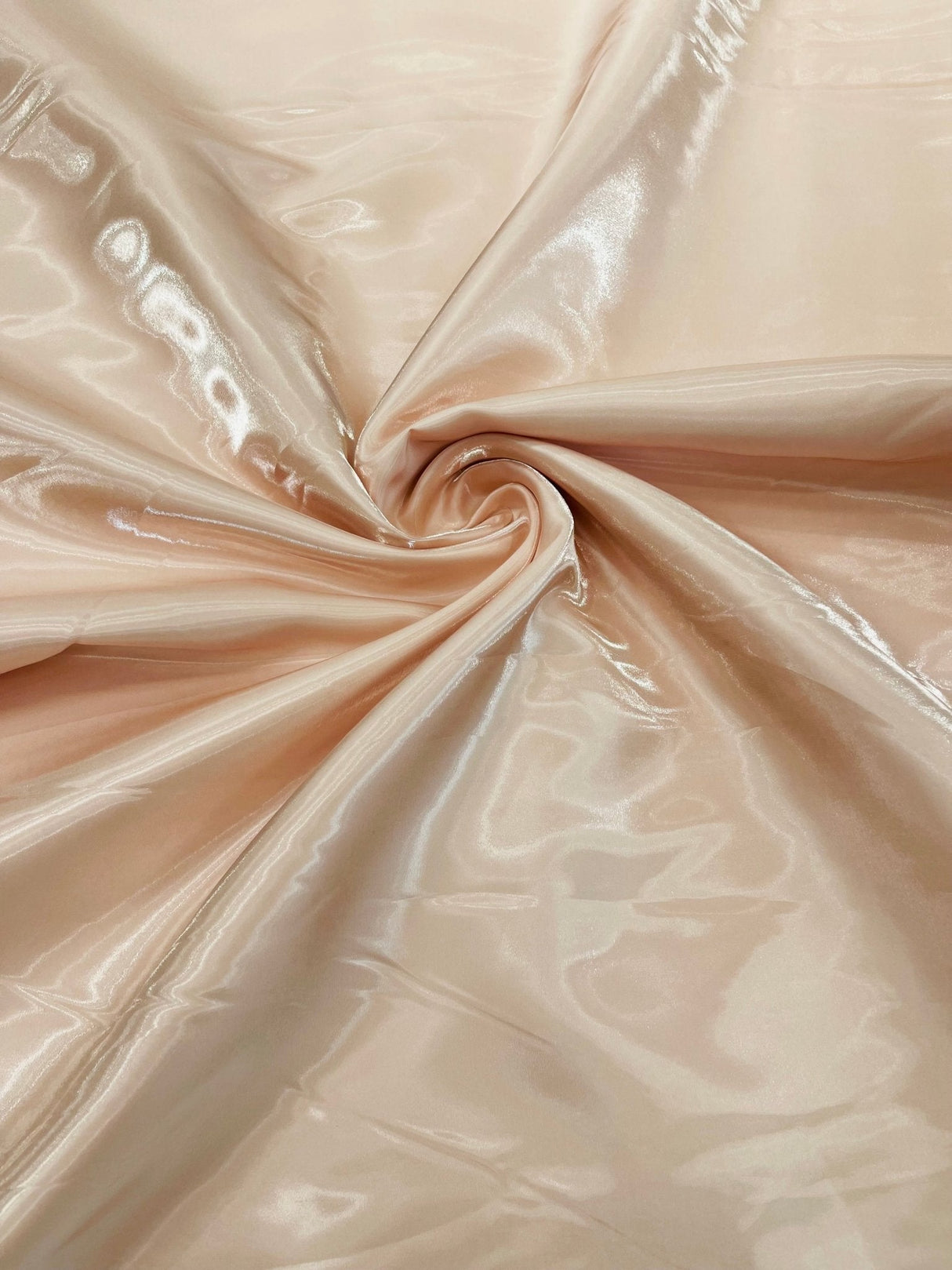 Liquid Wet Bridal Satin Polyester Fabric - High Shine Finish, 58" Width (1 Yard)