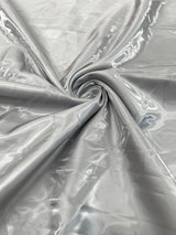 Liquid Wet Bridal Satin Polyester Fabric - High Shine Finish, 58" Width (1 Yard)