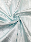 Liquid Wet Bridal Satin Polyester Fabric - High Shine Finish, 58" Width (1 Yard)