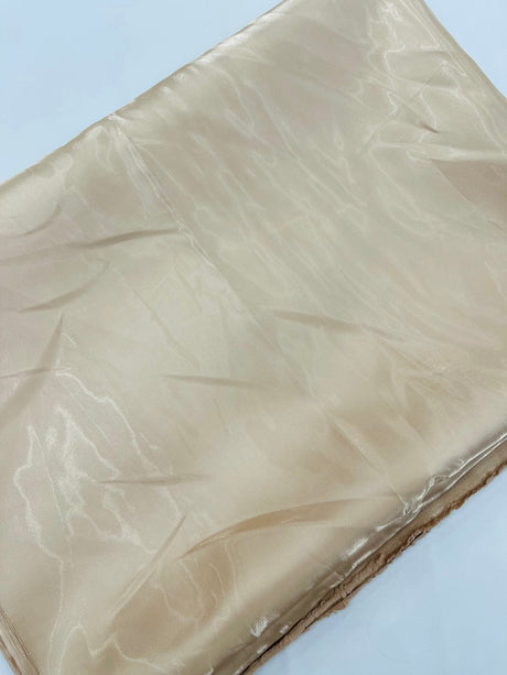 Liquid Wet Bridal Satin Polyester Fabric - High Shine Finish, 58" Width (1 Yard)
