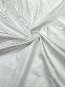 Liquid Wet Bridal Satin Polyester Fabric - High Shine Finish, 58" Width (1 Yard)