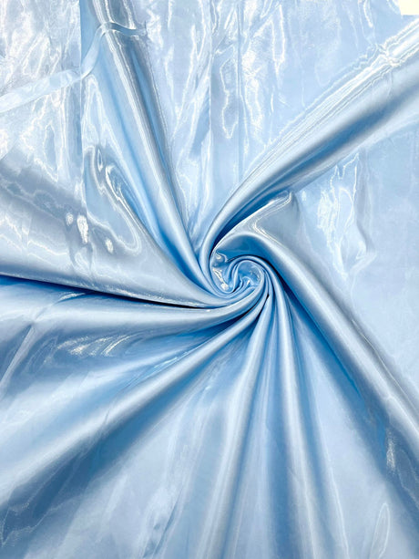 Liquid Wet Bridal Satin Polyester Fabric - High Shine Finish, 58" Width (1 Yard)