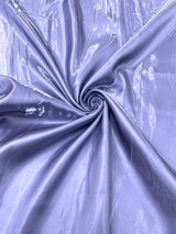Liquid Wet Bridal Satin Polyester Fabric - High Shine Finish, 58" Width (1 Yard)