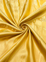 Liquid Wet Bridal Satin Polyester Fabric - High Shine Finish, 58" Width (1 Yard)