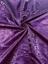 Liquid Wet Bridal Satin Polyester Fabric - High Shine Finish, 58" Width (1 Yard)