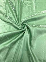 Liquid Wet Bridal Satin Polyester Fabric - High Shine Finish, 58" Width (1 Yard)