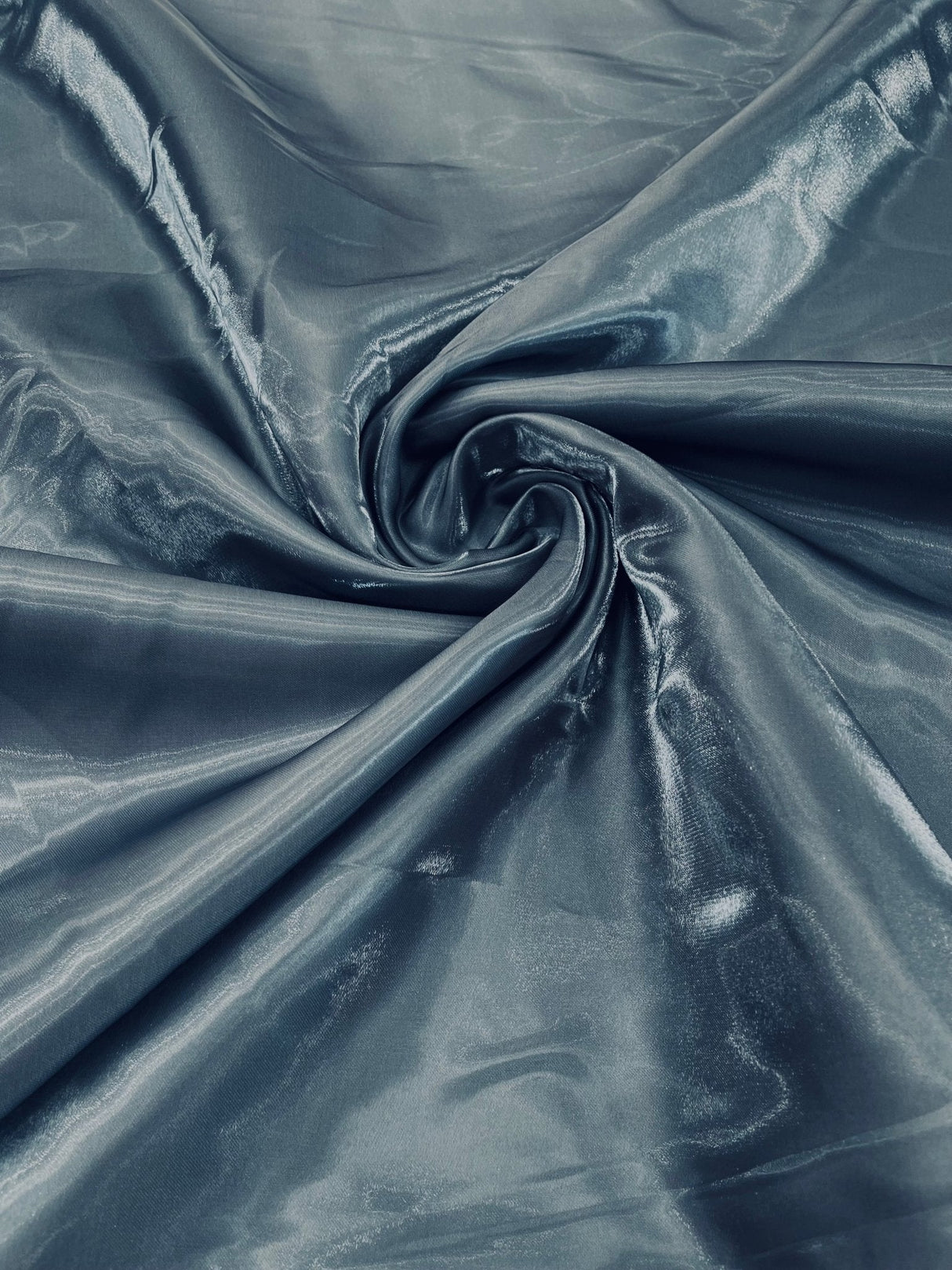 Liquid Wet Bridal Satin Polyester Fabric - High Shine Finish, 58" Width (1 Yard)