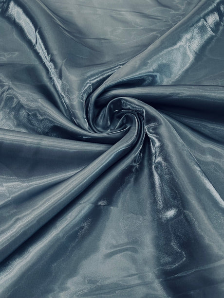 Liquid Wet Bridal Satin Polyester Fabric - High Shine Finish, 58" Width (1 Yard)