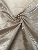Liquid Wet Bridal Satin Polyester Fabric - High Shine Finish, 58" Width (1 Yard)