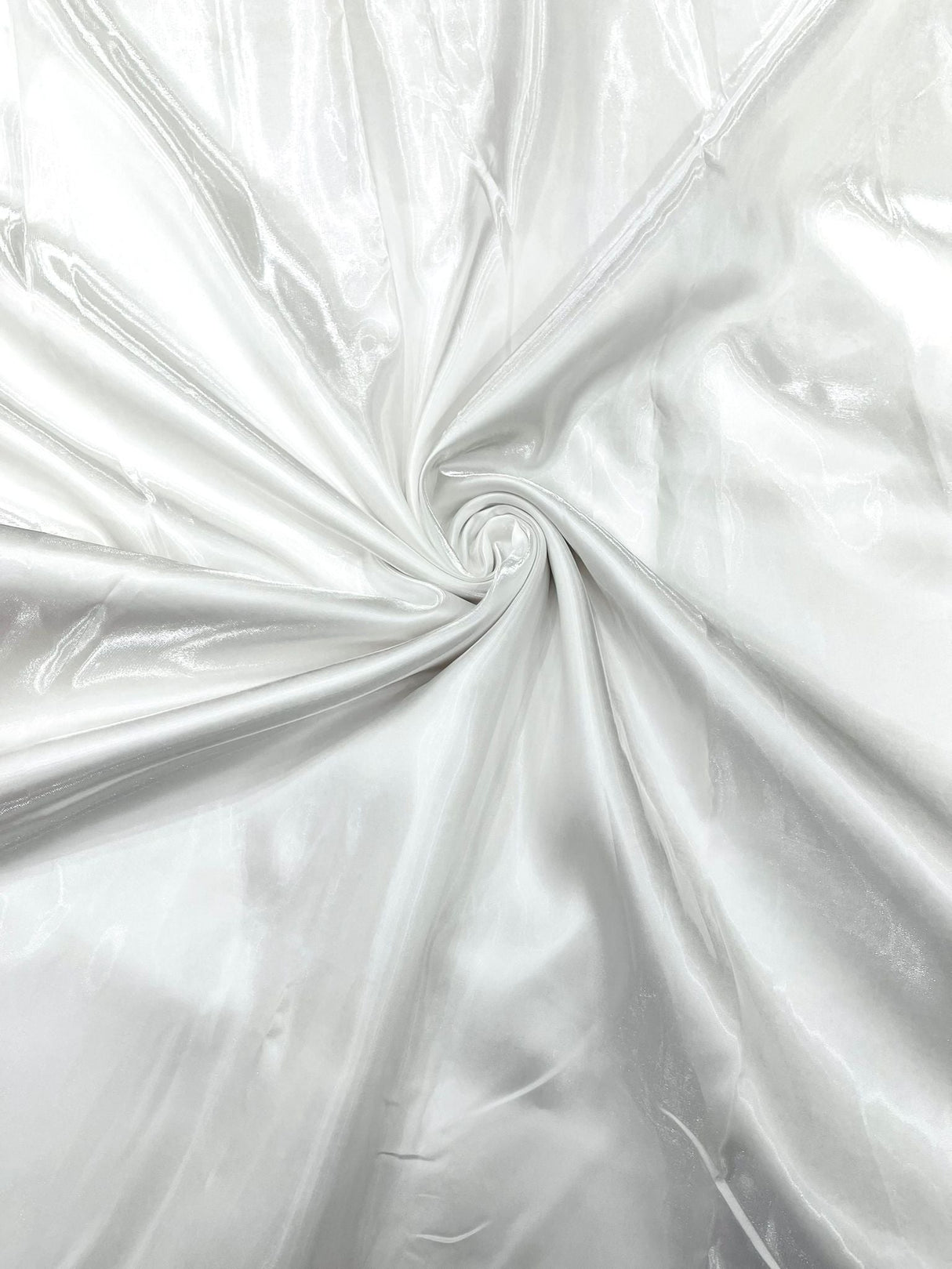 Liquid Wet Bridal Satin Polyester Fabric - High Shine Finish, 58" Width (1 Yard)