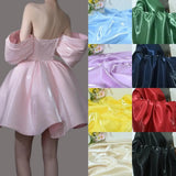 Liquid Wet Bridal Satin Polyester Fabric - High Shine Finish, 58" Width (1 Yard)