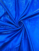 Liquid Wet Bridal Satin Polyester Fabric - High Shine Finish, 58" Width (1 Yard)