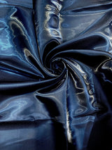 Liquid Wet Bridal Satin Polyester Fabric - High Shine Finish, 58" Width (1 Yard)