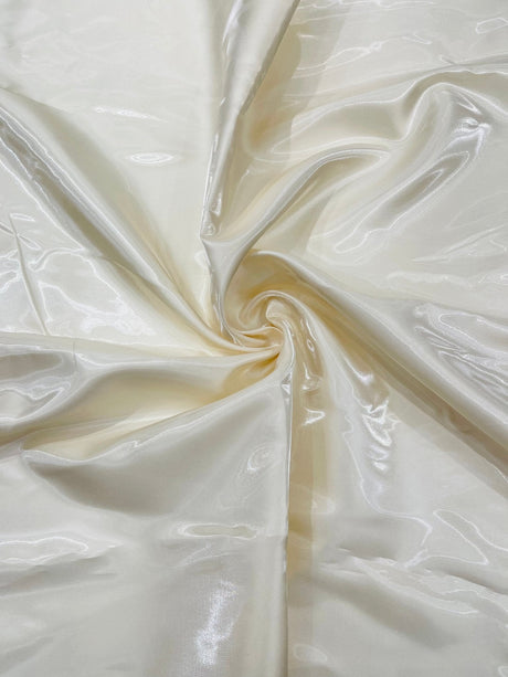 Liquid Wet Bridal Satin Polyester Fabric - High Shine Finish, 58" Width (1 Yard)