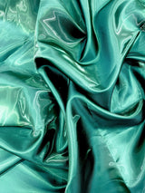 Liquid Wet Bridal Satin Polyester Fabric - High Shine Finish, 58" Width (1 Yard)