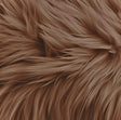 Faux Fur Fabric Round Shaggy 60 Inch Diameter