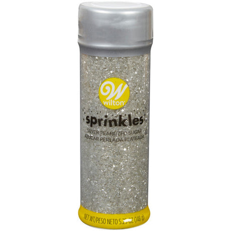 Wilton Silver Pearlized Sugar – 5.25 oz.