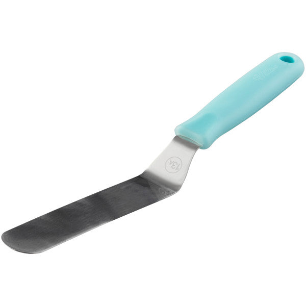 Wilton Angled Icing Spatula – 13 Inch Blue Handle