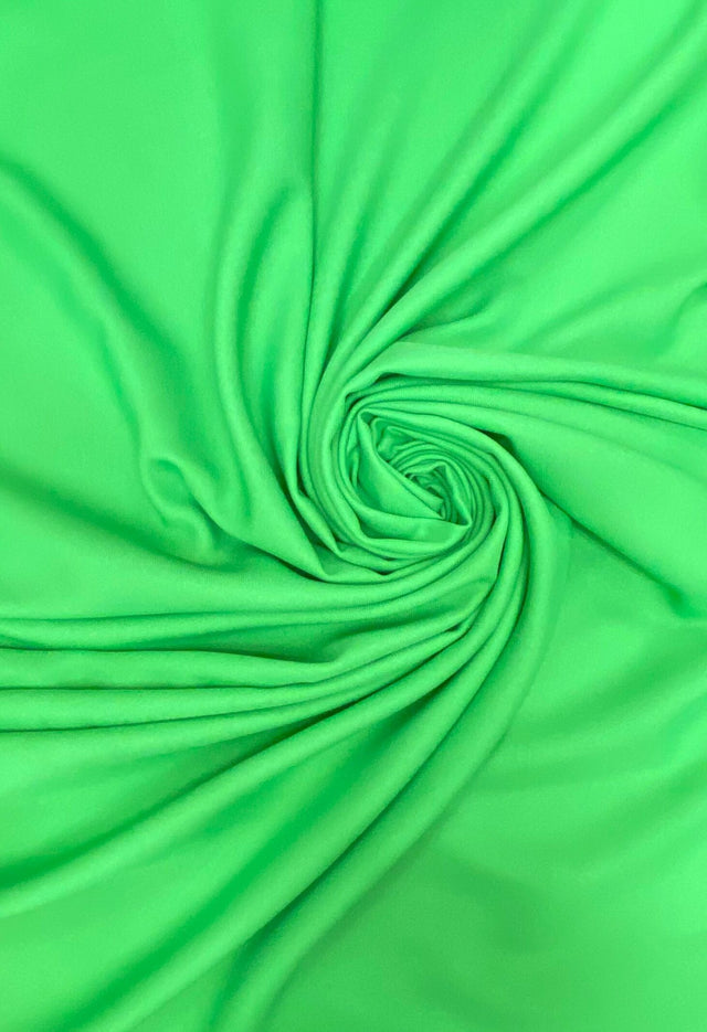 Gabardine Lime Polyester Gabardine Fabric - Lime, 59/60" Width