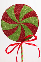 17" Red/Green Lollipop Pick