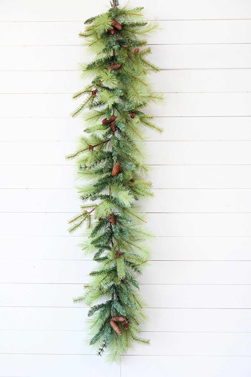 6' Christmas Long Needle Mixed Pine Garland