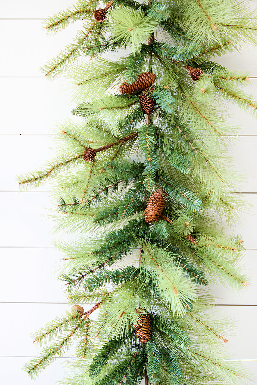 6' Christmas Long Needle Mixed Pine Garland