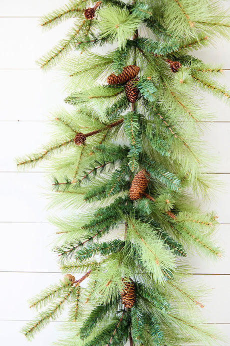 6' Christmas Long Needle Mixed Pine Garland