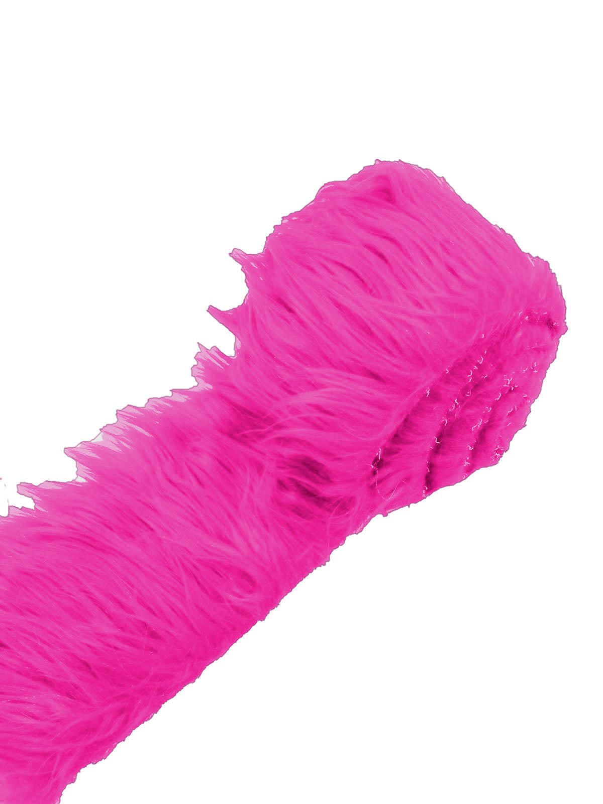 Long Pail Soft Faux Fur Fabric - Shaggy Strip, Multiple Colors, 3" X 60" Inch (1 Piece)