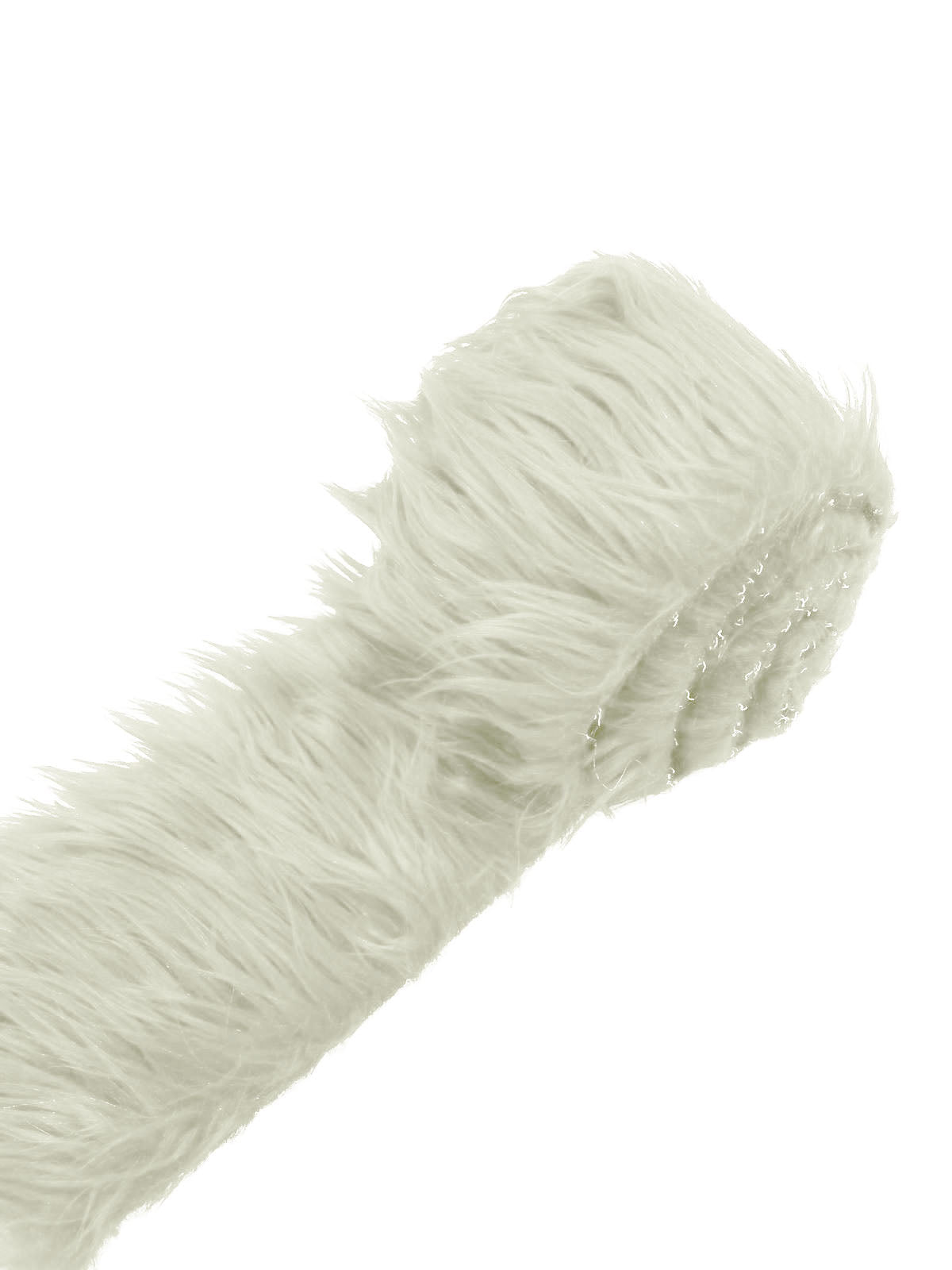 Long Pail Soft Faux Fur Fabric - Shaggy Strip, Multiple Colors, 3" X 60" Inch (1 Piece)