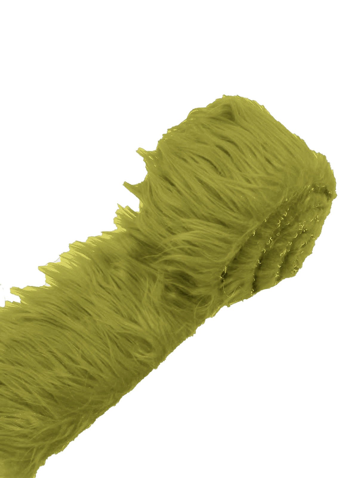 Long Pail Soft Faux Fur Fabric - Shaggy Strip, Multiple Colors, 3" X 60" Inch (1 Piece)