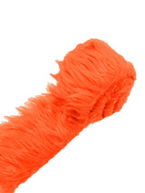 Long Pail Soft Faux Fur Fabric - Shaggy Strip, Multiple Colors, 3" X 60" Inch (1 Piece)