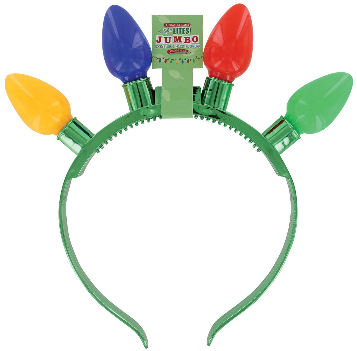 Flashing Lotsa Lites Holiday Headband