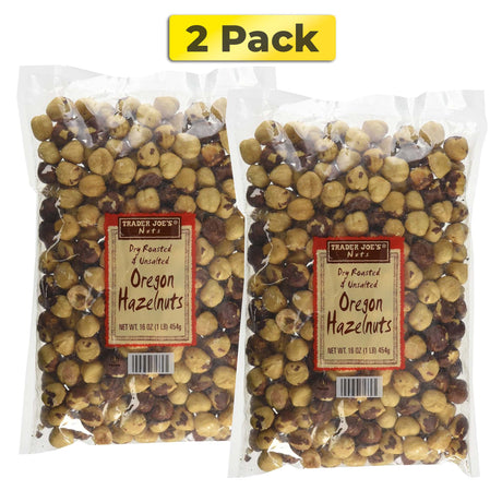 Trader Joe's Nuts Oven Roasted & Unsalted Oregon Hazelnuts - 16oz