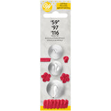 Wilton Left-Handed Cake Decorating Tip Set, 3-Piece
