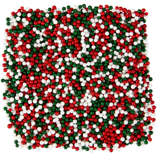 Wilton Christmas Nonpareils Sprinkles, 4.7 oz.