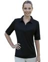 Women's Solid Jersey Polo