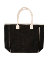 Seville Jute & Canvas Tote Bag