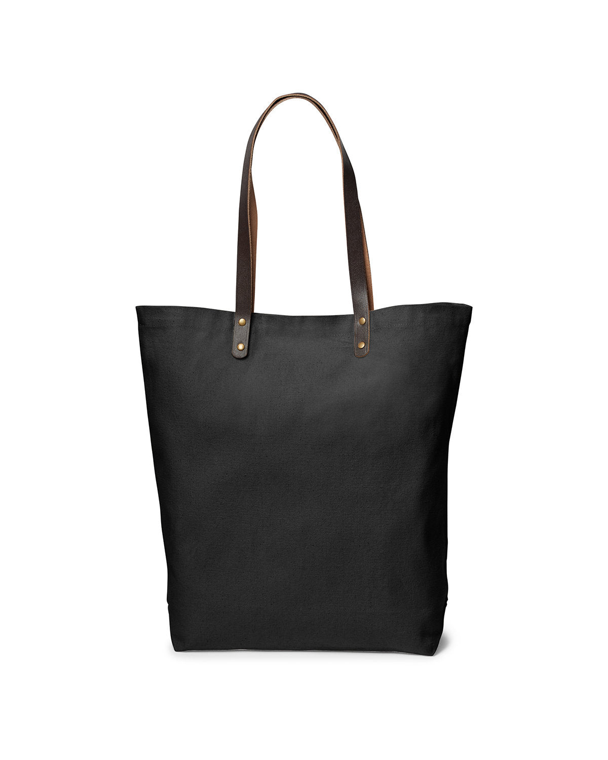 Urban Cotton Tote Bag with Leather Handles