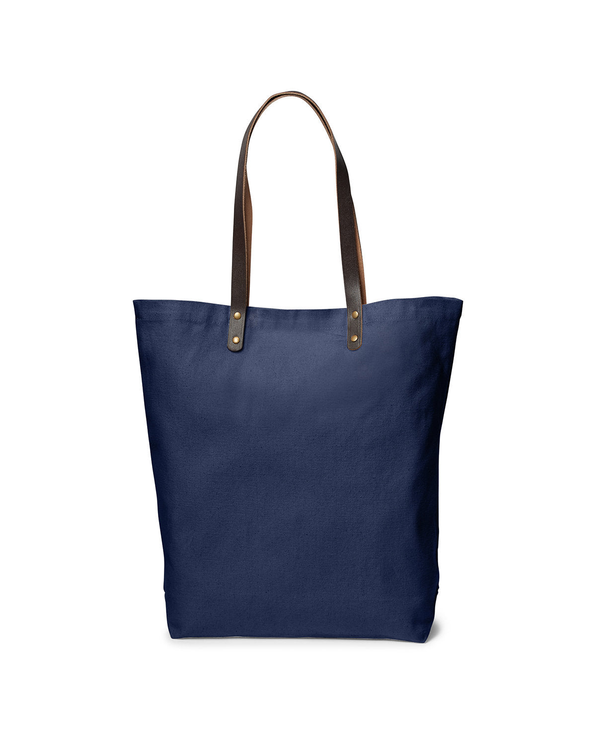 Urban Cotton Tote Bag with Leather Handles