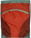 Zip Pouch Drawstring Backpack
